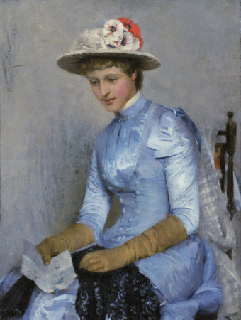 Forget-me-nots, Arthur Hacker