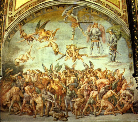 Frescoes in Orvieto Cathedral, scene: The Damned, Luca Signorelli, 1499-1505
