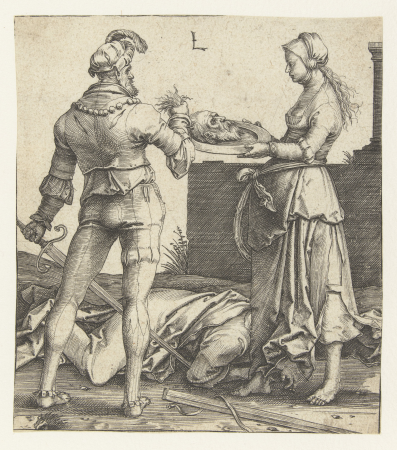 De onthoofding van Johannes de Doper, RP-P-OB-1692, Lucas van Leyden, between 1511 and 1515