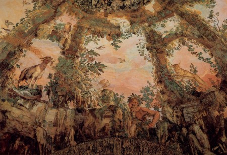 Ceiling fresco, Bernardino Poccetti, between 1583 and 1593