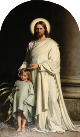 Christ and Child (http://www.carlbloch.com/php/search.php?category=50), Carl Bloch, 1873