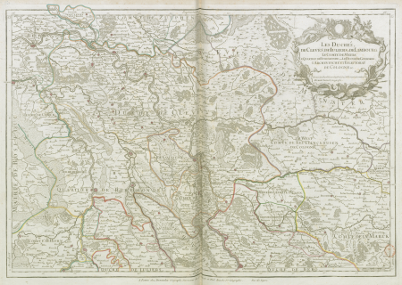 Map of Cleves, Juliers, Limbourg, and Cologne - A. Hubert Jaillot, 1775