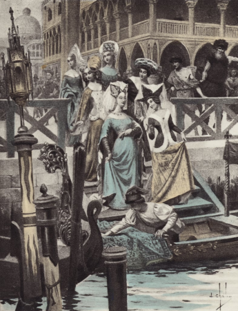 Decameron - Fourth day, introduction, Louis Chalon, 1903