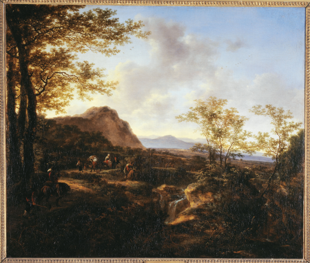 Landscape with Travellers, Jan Both, circa 1650