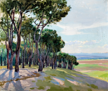 Paisaje de La Moncloa, Enrique Simonet, between 1918 and 1920