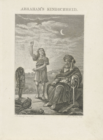Abraham 's Kindschheid (titel op object), RP-P-1908-3753, Jacob Ernst Marcus, 1819