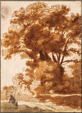 Group of Trees and Resting Sheperd, Claude Lorrain