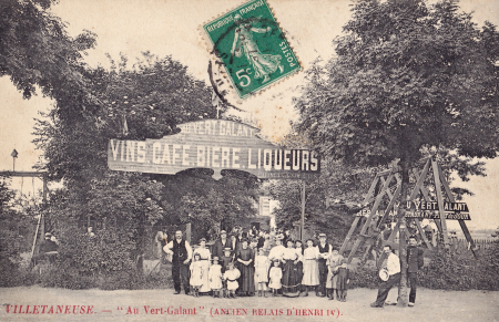 INCONNU - VILLETANEUSE - AU VERT-GALANT (ancien relai d'Henri-IV (vue de face), before 16 May 1911