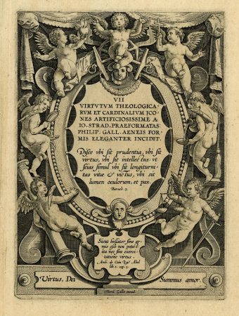Virtutum theologicarum et cardinalium, Hieronymus Wierix, 1612 (before)
