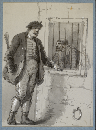 Irish Argument, Alfred Jacob Miller, between 1825 and 1870