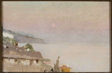 Moonlit evening in Yalta. From the journey to Crimea, Jan Ciągliński, between 1887 and 1899