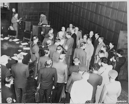 Truman, Stalin, and Attlee at Potsdam - First Meeting with Attlee as PM, 28 July 1945