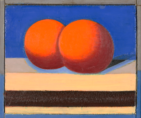 Two oranges on a table., Vilhelm Lundstrøm, circa 1933