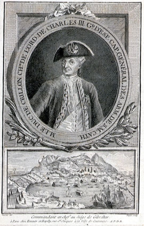 Duc de Crillon commandant en chef au siege de Gibraltar, Claude Louis Desrais, between 1782 and 1789