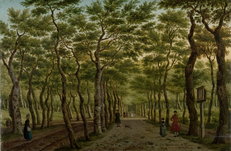 The Herepad in the Hague Forest, Paulus Constantijn la Fargue, 1778