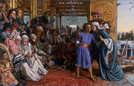 The Finding of the Saviour in the Temple, William Holman Hunt, 1860