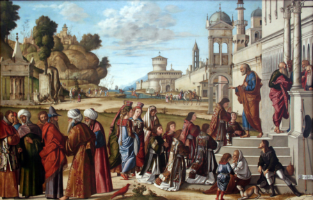 Consecration of St. Stephen as deacon, Vittore Carpaccio, 1511