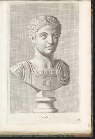 Buste van Lucilla Lucilla (titel op object), RP-P-2016-591-66-2, between 1646 and 1670