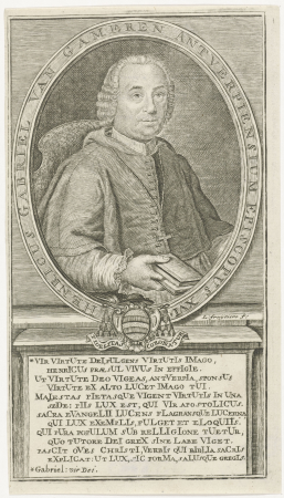 Portret van Henricus Gabriel van Gameren, RP-P-1878-A-1903, Lodewijk Joseph Fruytiers, between 1732 and 1782