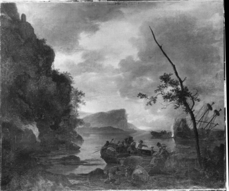 Sunset on the Seashore, Adam Pynacker, circa 1657