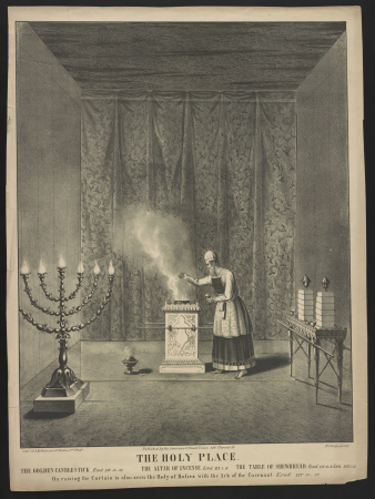 The holy place - lith'y. of A. Kollner cor. of Dock & 2nd, Phila ; H. Camp print. LCCN2013650018, between 1849 and 1853