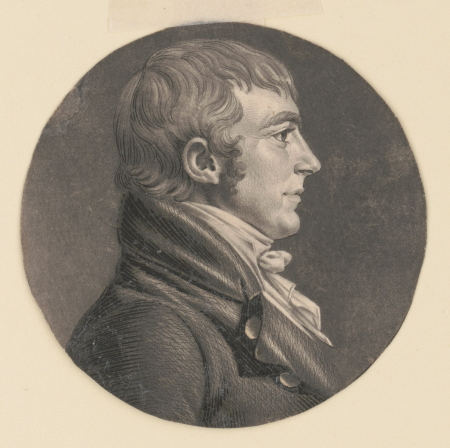 Laughlin, head-and-shoulders portrait, right profile LCCN2007676859, Charles Balthazar Julien Févret de Saint-Mémin, 1806