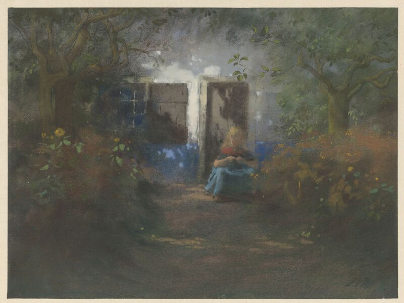 Idylle, Jan Voerman, between 1867 and 1941