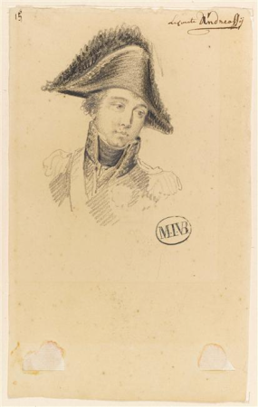 Portrait of comte Andréossy, Mattheus Ignatius van Bree, between 1803 and 1807