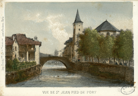 View of St. Jean-Pied-de-Port, Charles Mercereau