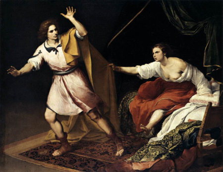 Joseph and Potiphar's Wife, Bartolomé Esteban Murillo, between 1640 and 1645