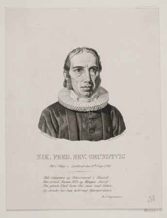 Nicolai Frederik Severin Grundtvig, Erling Eckersberg, 1827