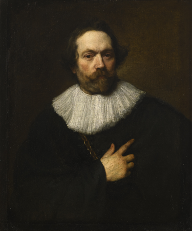 Portrait of an unknown man, Anthony van Dyck, between 1628 and 1632