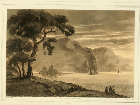 The last work published of the Rev. William Gilpin, M.A., prebendary of Salisbury, and vicar of Boldre, near Lymington - representing the effect of a morning, a noon tide, and an evening sun, in (14577896229), 1810