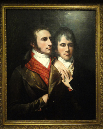 Raphael West and Benjamin West Jr., Sons of the Artist - Portrait of Two Brothers, Benjamin West, circa 1796