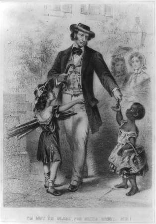 I'm not to blame for being white, sir! LCCN2008661643, Dominique C. Fabronius, 1862