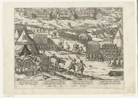 Inname van Valenciennes, 1567 Serie 5 Nederlandse Gebeurtenissen, 1566-1570 (serietitel), RP-P-OB-78.789, between 1567 and 1570