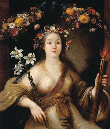 Flore (Flora), Claude Vignon, 1630s