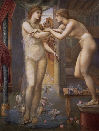 Pygmalion and the Image - The Godhead Fires, Edward Burne-Jones, 1878