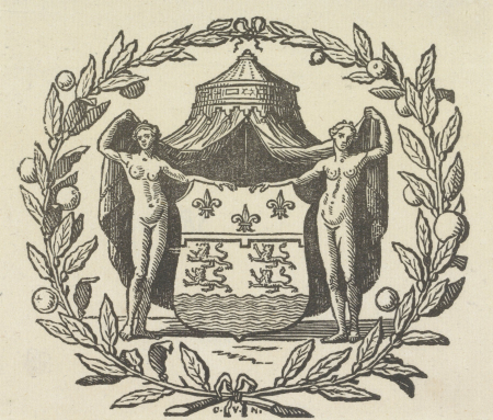 Wapen met vier leeuwen en watergolven, RP-P-1938-1973, Cornelis van Noorde, between 1741 and 1795