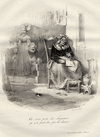 It wears hats, it may not have a shirt, Nicolas Toussaint Charlet, between 1824 and 1827