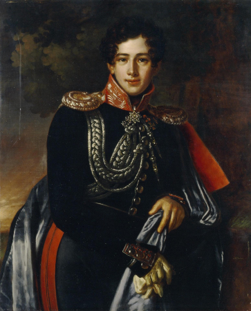 "Portrait of Count Nikolai Samoilov", Benoît Charles Mitoire, between 1824 and 1826