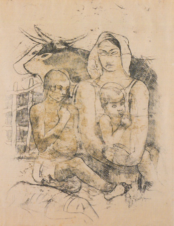 Tahitian Nativity, Paul Gauguin, circa 1900