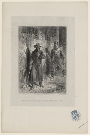 7. Javert sur les traces de Jean Valjean Où il est expliqué comment Javert a fait buisson creux Les Misérables, 2017.0.2927.7, Alphonse-Marie-Adolphe de Neuville, Vers 1866