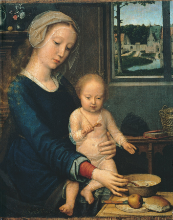 Madonna and Child with the Milk Soup, Gerard David, between 1510 and 1515