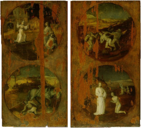The wickedness of mankind before the flood (Genesis 6:5), Hieronymus Bosch, Between 1508 and 1516