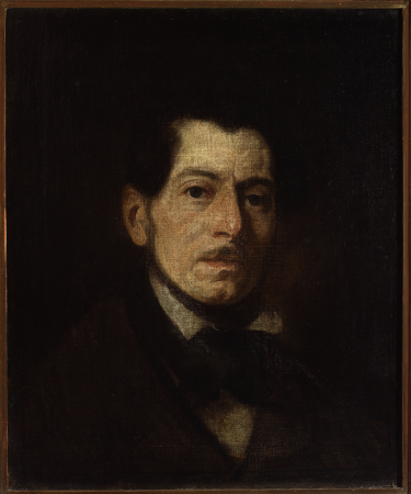 Self-portrait, Piotr Michałowski, circa 1840