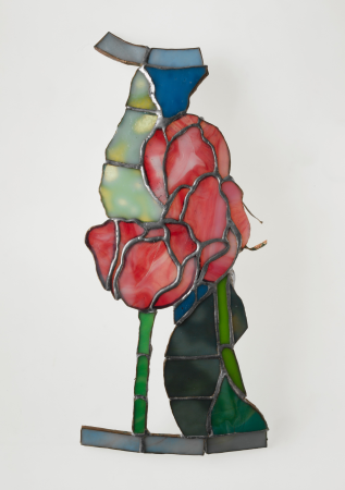 Sample pattern for a lamp shade, between 1900 and 1907