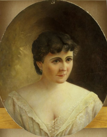 "Portrait of Mrs. Kleinmichel", Johann Köler, 1869