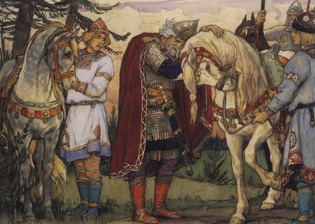 Russian konung Oleg by Vasnetsov 1, Viktor Vasnetsov, 1899