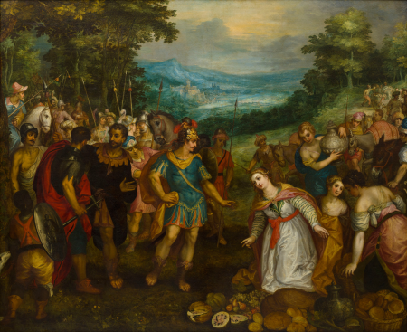 The Encounter of David and Abigail, Hans Rottenhammer, between 1579 and 1624